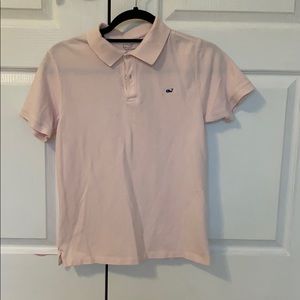 pink Vineyard Vines polo